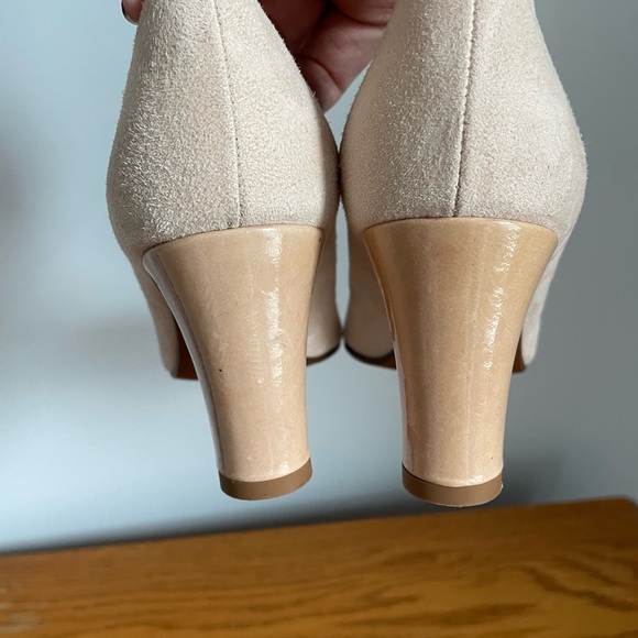 J.Crew Juliette Pink Suede Pumps Womens Size 7.5 - Picture 6 of 6